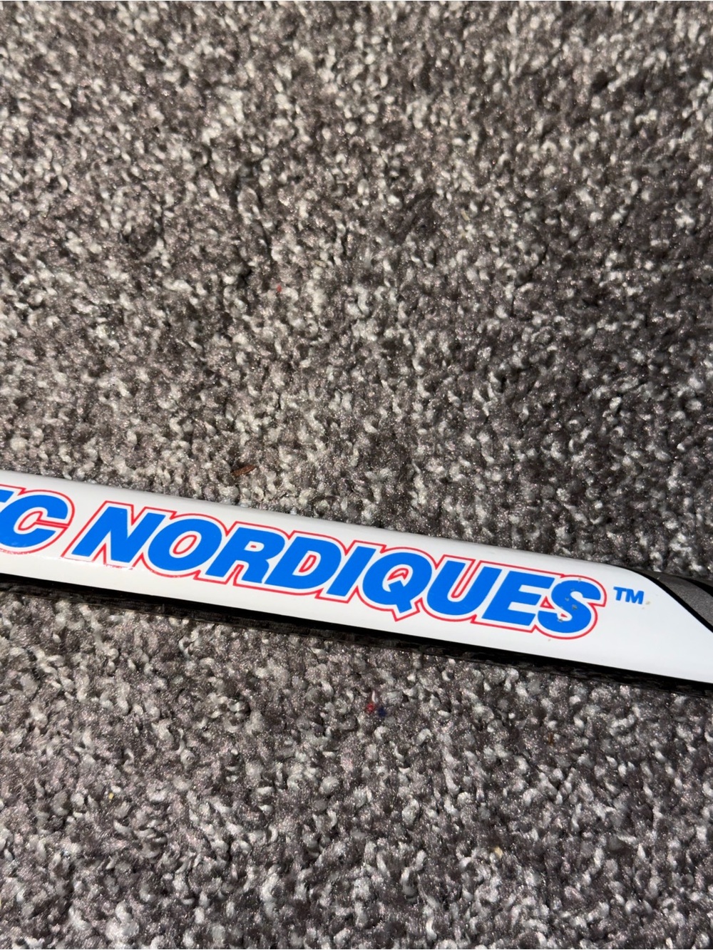 NHL Vintage Hockey Sherwood Quebec Nordiques Mini Composite Stick Collectible Us - Picture 13 of 16